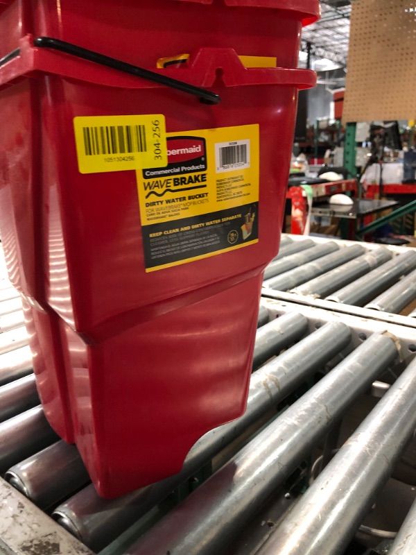 Photo 1 of (missing handle) WRINGER BUCKET RED 18QT