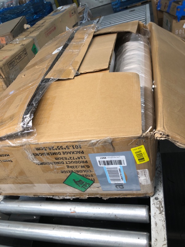 Photo 1 of *** partial set parts only missing other unknown boxes***
COUCHOICE 45" Beige Comfy Loveseat Sofa for Small Spaces, Small Sofa with Removable Washable Cover, High Density Foam Cushions, Solid Wood Frame, Ideal for Apartments, Easy to Assemble