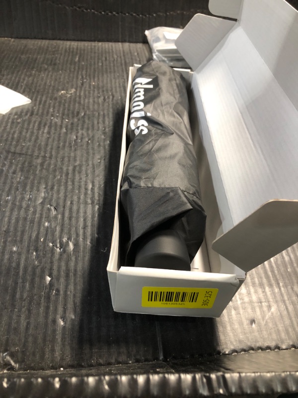 Photo 1 of [2025 Upgrade] Nmoiss Windshield Sun Shade Umbrella - [Vinyl Coating Heat Shield] Protect Car from Sun Rays & Heat Damage Keep Cool and Protect Interior, Spring Structure Edge Medium 56" L x 31" W