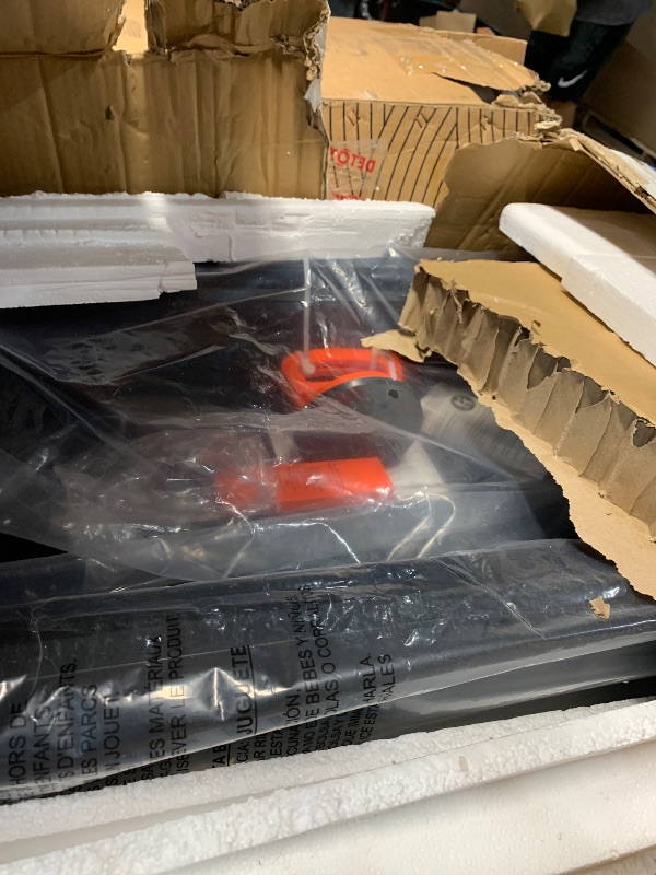 Photo 1 of (damaged)(sold for parts only) Dimplex IgniteXL 74" Built-in Linear Electric Fireplace (Model: XLF74), 8530/5118 BTU, 240/120 Volt, 2500/1500 Watt, Black