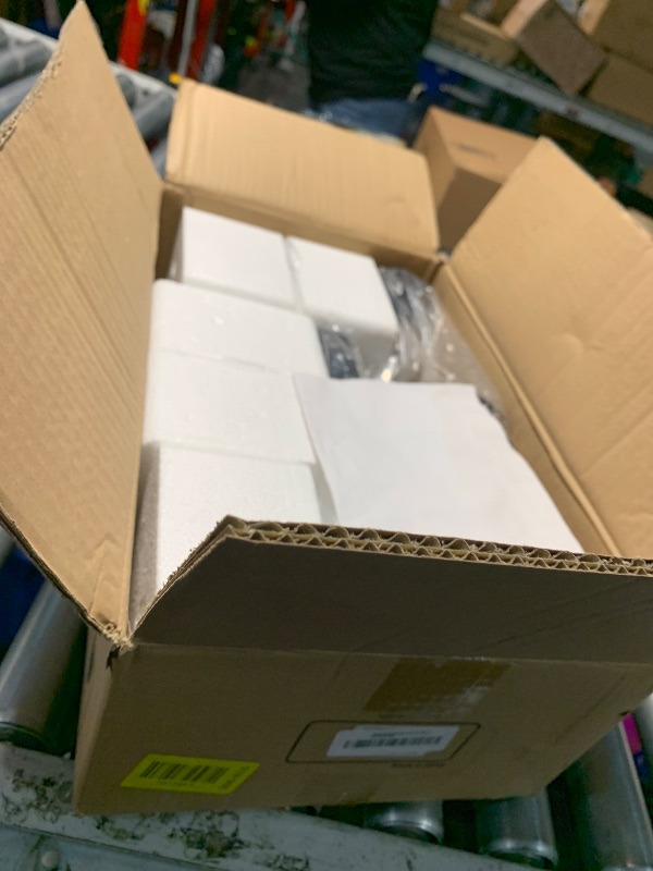 Photo 1 of (used)(incomplete) 3-Light Bathroom Light Fixtures, Vanity Light with Milky White Shades, Matte Black Bathroom Light Fixtures Over Mirror