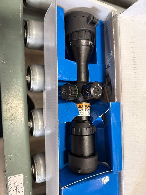 Photo 1 of **MISSING RINGS - BATTERIES DEAD**UTG 3-9X32 1" BugBuster Scope, AO, RGB Mil-dot, QD Rings , Black