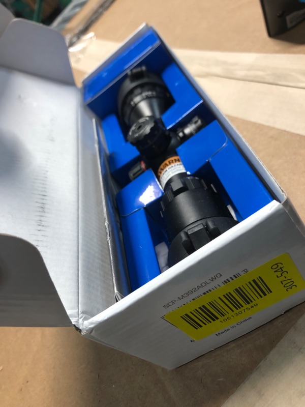 Photo 1 of **MISSING RINGS - BATTERIES DEAD**UTG 3-9X32 1" BugBuster Scope, AO, RGB Mil-dot, QD Rings , Black