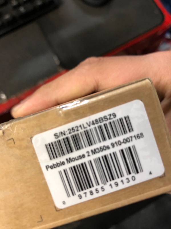 Photo 1 of Logitech Pebble Mouse 2 M350s Slim Bluetooth Wireless Mouse, Portable, Lightweight, Customizable Button, Quiet Clicks, Easy-Switch for Windows, macOS, iPadOS, Android, Chrome OS - Black