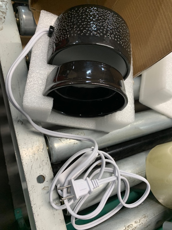 Photo 1 of (missing bottom pieces) Geronland Wax Melt Warmer with Timer Silicone Dish Ceramic 3-in-1 Wax Burner Electric Candle Wax Warmer Melter Home Fragrance