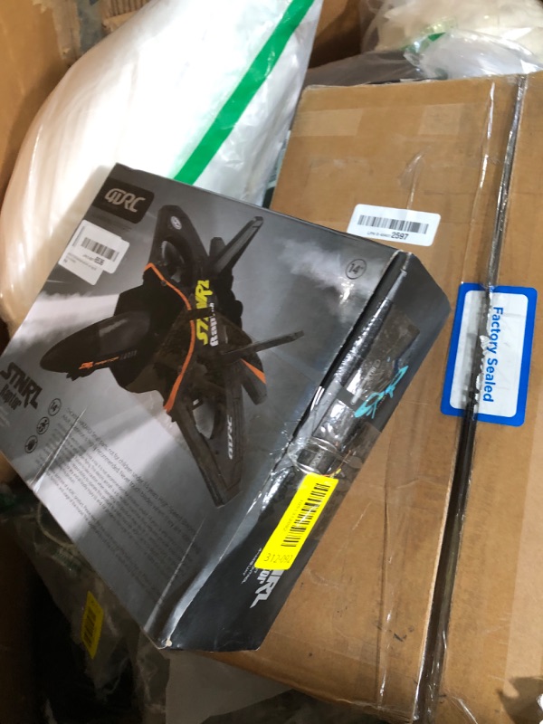 Photo 1 of 4DRC V17 Foam Remote Control Airplanes Rc Planes for Kids Adults 4-7 8-16, Remote Control Planes Fighter Jet with Light, 360° Flip Fighter Jet Toy, Gravity Sensing, Stunt Roll, Gifts for Kids Boys