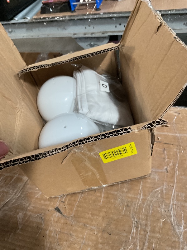 Photo 1 of [Timer] Light Up Halloween Ghost Decorations, Set of 2 DIY Spooky Ghosts Crafts, Scary Ghost for Halloween Decor Indoor Home Mantel Shelf & Tabletop Decor