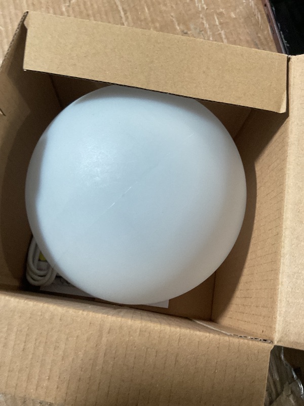 Photo 1 of (MISSING WALL PLUG) shumi Garden Ball Light-6inch LED Outdoor Table Lamp 16 RGB Colors and Dimmable Globe Light with Remote,Decor for Patio,Garden,Yard,Beach,Pathway