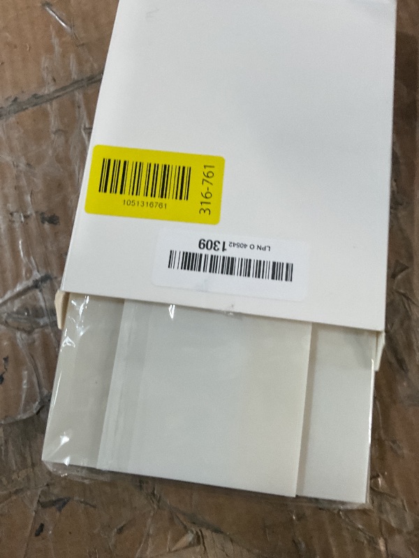 Photo 1 of [1000 PCS] Transparent Sticky Notes, 6 Sizes Clear Sticky Notes Pads, Waterproof Self-Adhesive Translucent Sticky Notes for Annotating Books, See Through Sticky Notes for School & Office