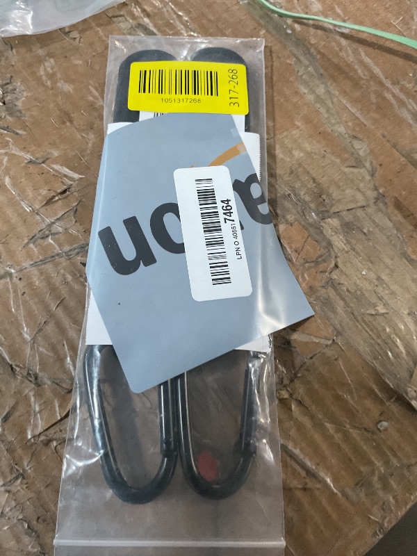 Photo 1 of ?2-Black?Baby Stroller Hooks Clip or Hanging Diaper Bag Universal Hooks Accessories for Stroller and Car or Shopping Cart