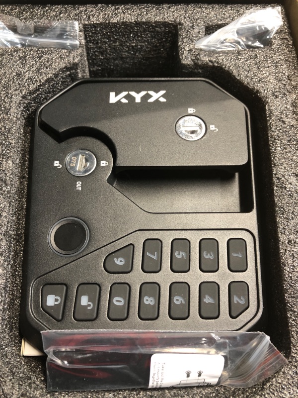Photo 1 of (used)(see images)KYX Upgraded RV Door Lock Replacement Keyless Entry Keypad, with Bluetooth APP and Remote Control Thumbprint Password