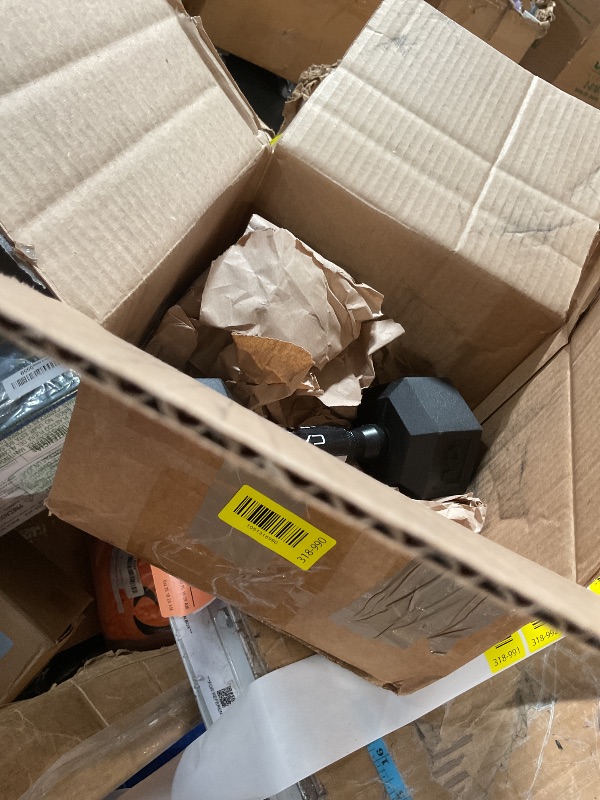 Photo 1 of ***(PARTIAL SET/ ONLY 1)***CAP Barbell 10 LB Rubber Coated Hex Dumbbell Hand Weight - Pair | Black Handle