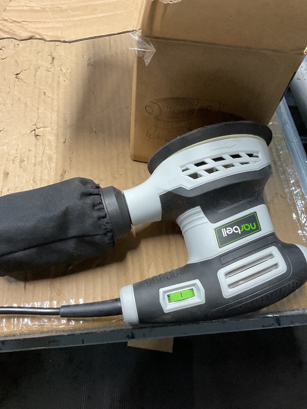 Photo 1 of (not working)(sold for parts) NARBELL Orbital Sander 3.0AMP(360W),14000RPM Random Orbit Sander Tool with 6 Variable Speeds, 5" Electric Palm