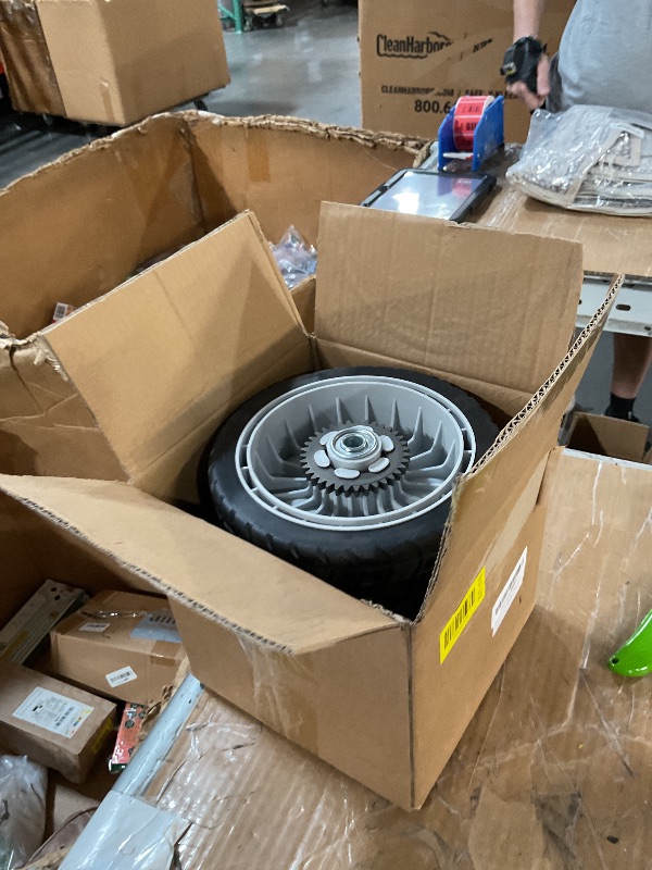 Photo 1 of (4 Pack) Lawn Mower Wheels Kit Compatible with Honda HRR216 HRS216 HRT216 Walk Behind Lawn Mower - 2 Rear Wheels Replaces 42710-VE2-M02ZE + 2 Front Wheels Replace for 44710-VL0-L02ZB