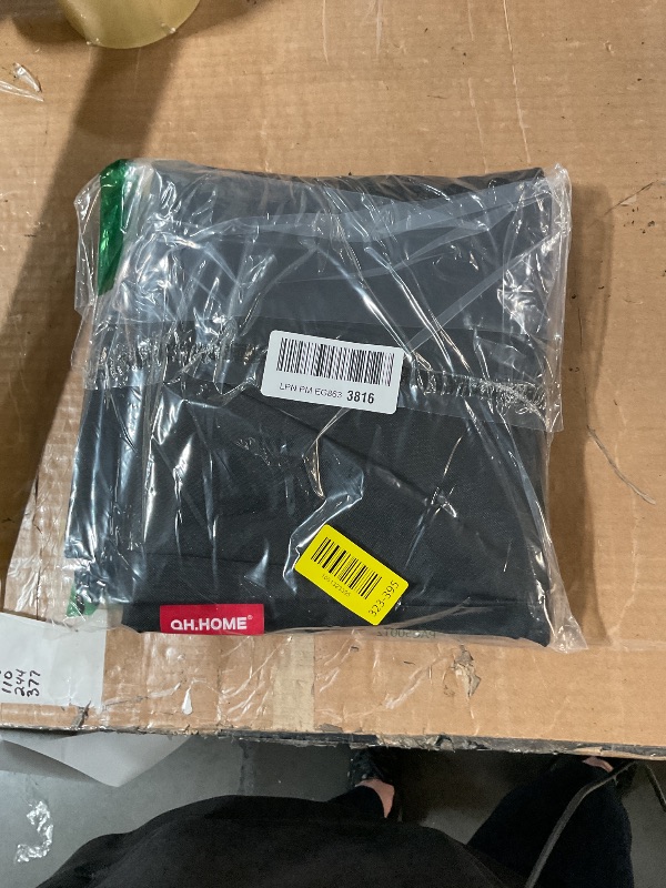 Photo 1 of [2025 Upgraded 900D Fabric] Fire Pit Cover Round for 45-48 inch Fire Pit, 900D Heavy Duty Waterproof Fireplace Cover with Air Vent, Handle & Tightening Drawstring, 48"Dia x 24"H -Black