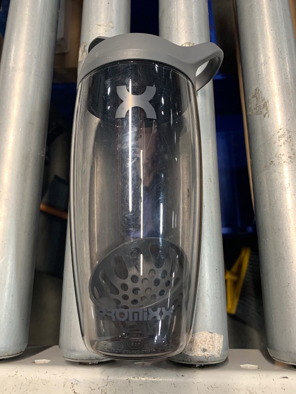 Photo 1 of (minor damage) Promixx Pursuit Protein Shaker Bottle (24 oz) – Silent No-Ball Mixer, Leak-Proof Lid, BPA/BPS & Phthalate-Free ECOZEN – 