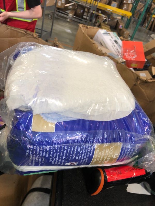 Photo 1 of ** opened**
LivDry Ultimate 3XL Adult Incontinence Underwear, Max Absorbent Diapers for Women and Men, XXXL 72” -92" Waist, Leak Proof Cuff, XXX-Large, 9 Count
