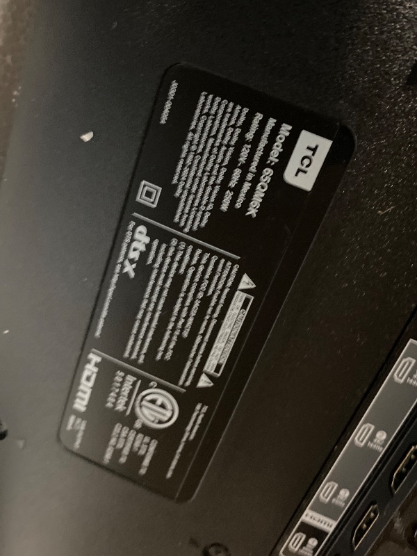 Photo 1 of **for parts only ***TCL 65 Inch Class QM6K Series | Mini LED QLED 4K HDR | 65QM6K, 2025 Model | 120HZ-144HZ High Brightness Smart Google TV Dolby Atmos Onkyo Audio | Voice Remote Alexa Gaming Streaming Television