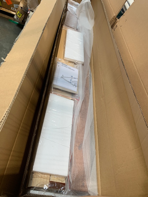 Photo 1 of ****FACTORY SEALED***
Mellow Naturalista Classic 12-Inch Solid Wood Platform Bed | Wooden Slats, No Box Spring Needed, Easy Assembly | Full, Cherry
