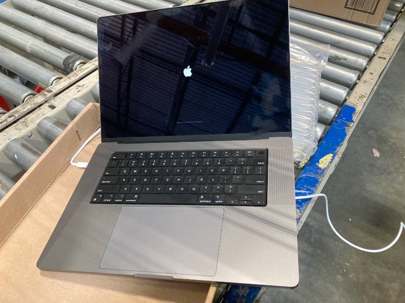 Photo 1 of ****MINOR DAMAGE, SCREEN MARKS****
Apple 2021 MacBook Pro with Apple M1 Max Chip, 16-inch, 32GB RAM, 1TB SSD Storage, Space Gray (Renewed)