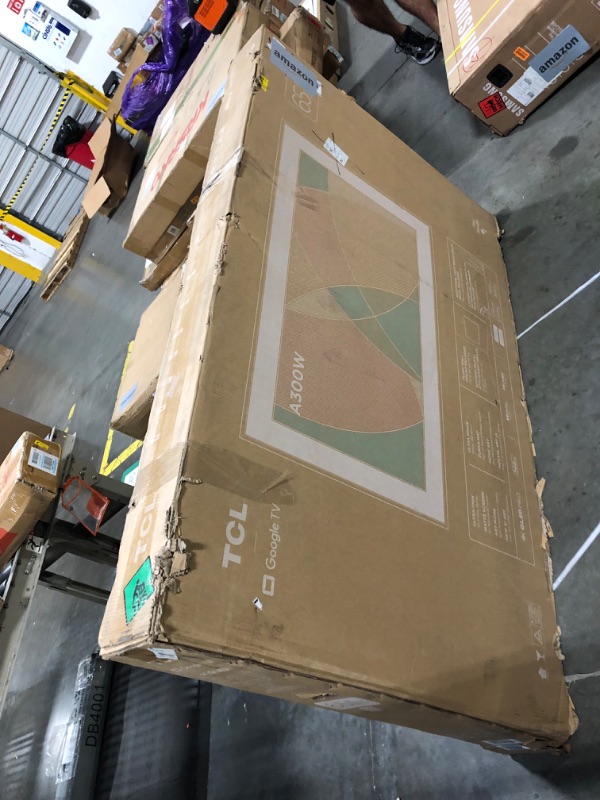 Photo 1 of ***FACTORY SEALED****
TCL 65 Inch Class NXTVISION Series Picture Frame Canvas Art TV | 65A300W, 2024 Model | QLED 4K HDR Smart Google TV | 120HZ Dolby Atmos Audio | Voice Remote Alexa Google Apple Streaming Television