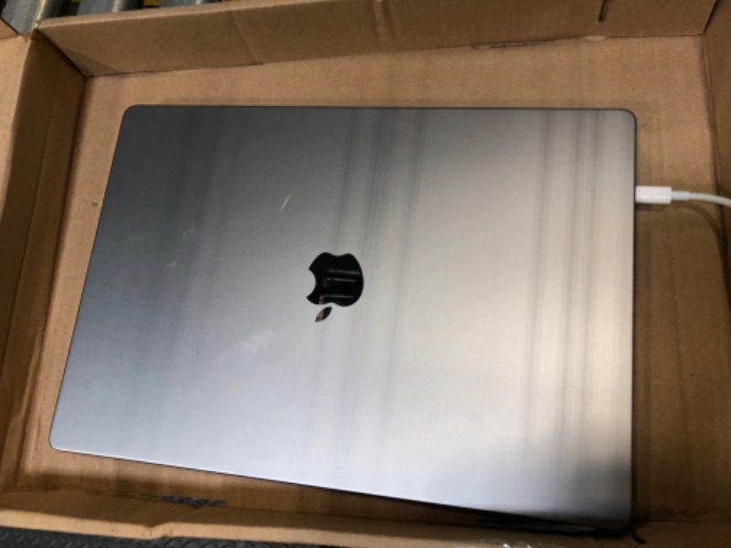 Photo 1 of ***MINOR SCRATCHES***
Apple 2021 MacBook Pro with Apple M1 Max Chip, 16-inch, 32GB RAM, 1TB SSD Storage, Space Gray (Renewed)