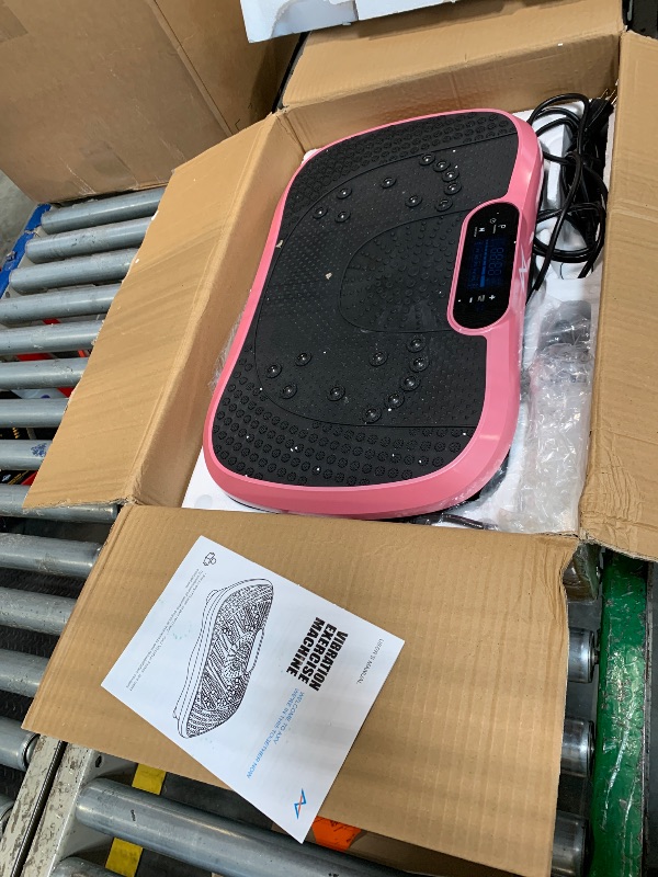 Photo 1 of ***NOT WORKING FINAL SALE NO RETURN*** AXV Vibration Plate Fitness Platform Exercise Machine Vibrating Shaking Full Body Shaker Workout Vibrate Stand Shake Board Sport for Weight Loss Fat Burner for Gym Home Office