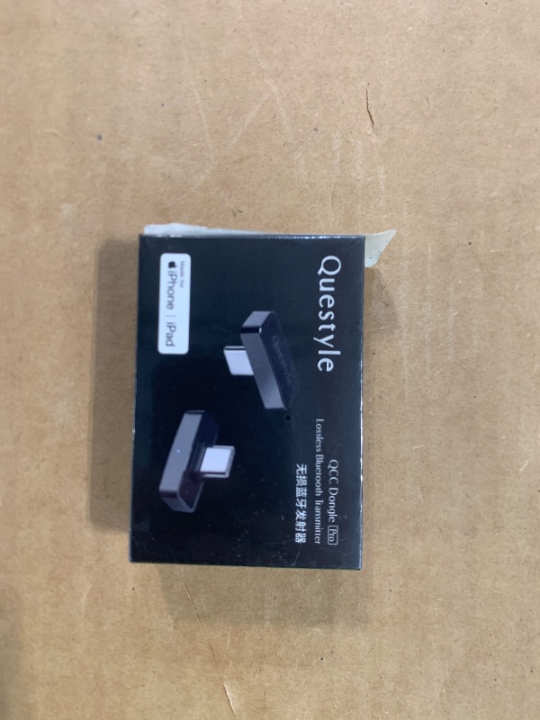 Photo 1 of ***Factory Sealed*****Questyle QCC Dongle Pro [MFi Certified] USB-C Bluetooth Audio Adapter with LDAC,aptX Lossless&aptX-Adaptive,Low Latency Bluetooth 5.4 Dongle for PS5,Wireless Lossless Transmitter for PC/Headphones