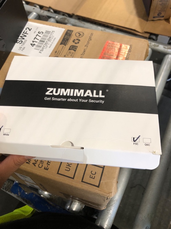 Photo 1 of ***ONLY 2!!!!!!!!MISSING PARTS!!!!ZUMIMALL Security Cameras Wireless Outdoor, 4 Packs, 2K Cameras for Home Security, Outdoor/Indoor Camera Battery Powered, 2.4G WiFi, Magnetic Mount,3MP Color Night Vision/Siren/PIR/AI/Cloud/Alexa