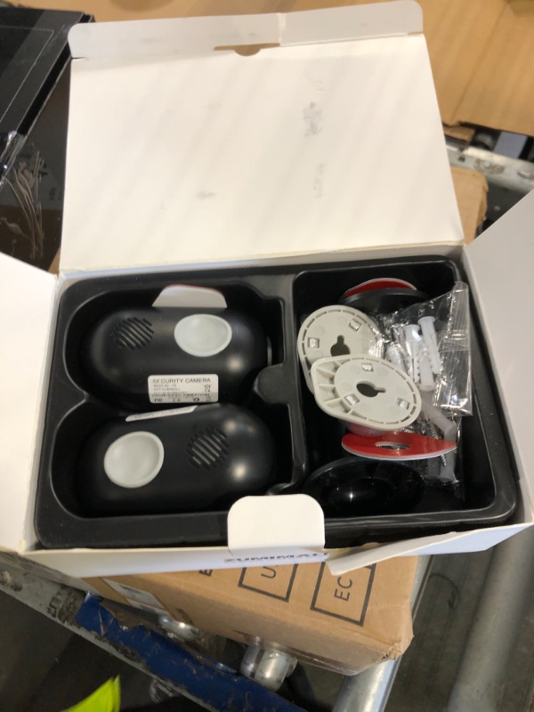 Photo 1 of ***ONLY 2!!!!!!!!MISSING PARTS!!!!ZUMIMALL Security Cameras Wireless Outdoor, 4 Packs, 2K Cameras for Home Security, Outdoor/Indoor Camera Battery Powered, 2.4G WiFi, Magnetic Mount,3MP Color Night Vision/Siren/PIR/AI/Cloud/Alexa