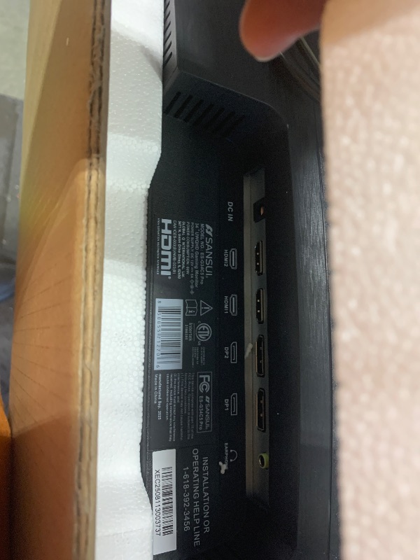 Photo 1 of !!!SOLD FOR PARTS FINAL SALE!!!CRACKED SCREEN!!!!!!!SANSUI 34 Inch 240Hz Ultrawide Curved Gaming Monitor UWQHD 3440×1440, 21:9 2K Curved Monitor 1500R,HDR400,Fast VA, PIP/PBP,AI Crosshair,AIPQ(Visual Enhance),MPRT 1ms,HDMI2.1 * 2,DP1.4 * 2