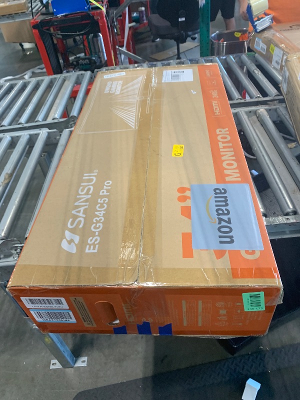 Photo 1 of !!!SOLD FOR PARTS FINAL SALE!!!CRACKED SCREEN!!!!!!!SANSUI 34 Inch 240Hz Ultrawide Curved Gaming Monitor UWQHD 3440×1440, 21:9 2K Curved Monitor 1500R,HDR400,Fast VA, PIP/PBP,AI Crosshair,AIPQ(Visual Enhance),MPRT 1ms,HDMI2.1 * 2,DP1.4 * 2