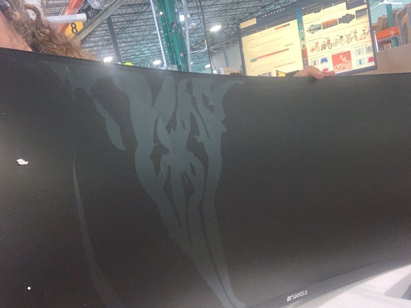 Photo 1 of !!!SOLD FOR PARTS FINAL SALE!!!CRACKED SCREEN!!!!!!!SANSUI 34 Inch 240Hz Ultrawide Curved Gaming Monitor UWQHD 3440×1440, 21:9 2K Curved Monitor 1500R,HDR400,Fast VA, PIP/PBP,AI Crosshair,AIPQ(Visual Enhance),MPRT 1ms,HDMI2.1 * 2,DP1.4 * 2