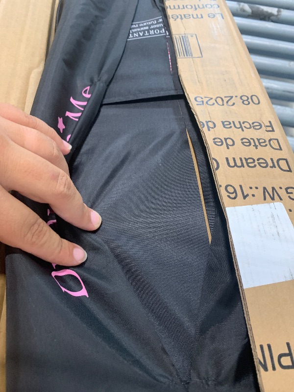 Photo 1 of !!!RIPPED!!FINAL SALE!!Dream On Me Nest Portable Baby Playard, Lightweight Foldable Travel Play & Nap Space with Carry Bag, Breathable Mesh Sides for Infants & Toddlers, Compact Indoor Outdoor Use, Pink