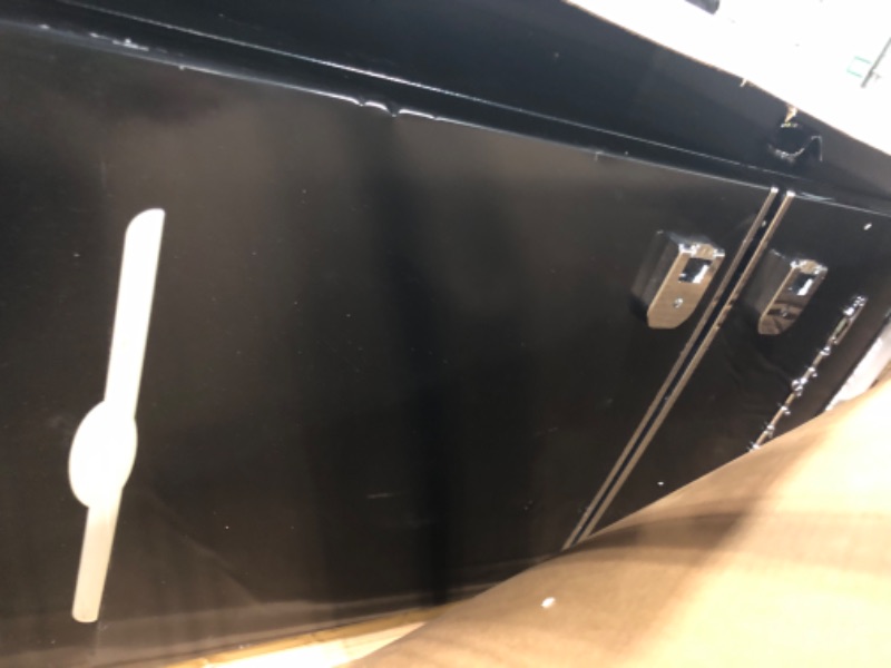 Photo 1 of !!DENTS IN FRIDGE!!FINAL SALE!!!Frigidaire EFR840 Retro Mini Fridge with Freezer & Side Bottle Opener - Small 2 Door Refrigerator for Office Bar or College Dorm Room - 3.2 Cu Ft, Black