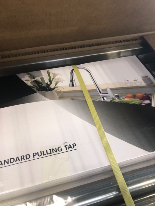 Photo 1 of ***UPDATED 5/31*** GGW Commercial Sink with Drainboard, Stainless Steel Utility Sink with Pull-out Faucet, Free Standing Single Bowl Kitchen Sink with Workbench for Restaurant, Garage, Outoor, 21.7"D x 47.2"W x 37"H