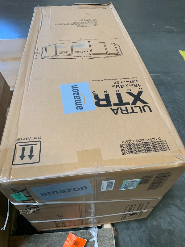 Photo 1 of ***FACTORY SEALED***

INTEX 26317MZ 15ft x 48in Ultra XTR Frame Deluxe Above Ground Swimming Pool Set with 1500 GPH Sand Filter Pump, Removable Ladder, Ground Cloth, Pool Cover, SuperTough, Puncture and Rust Resistant