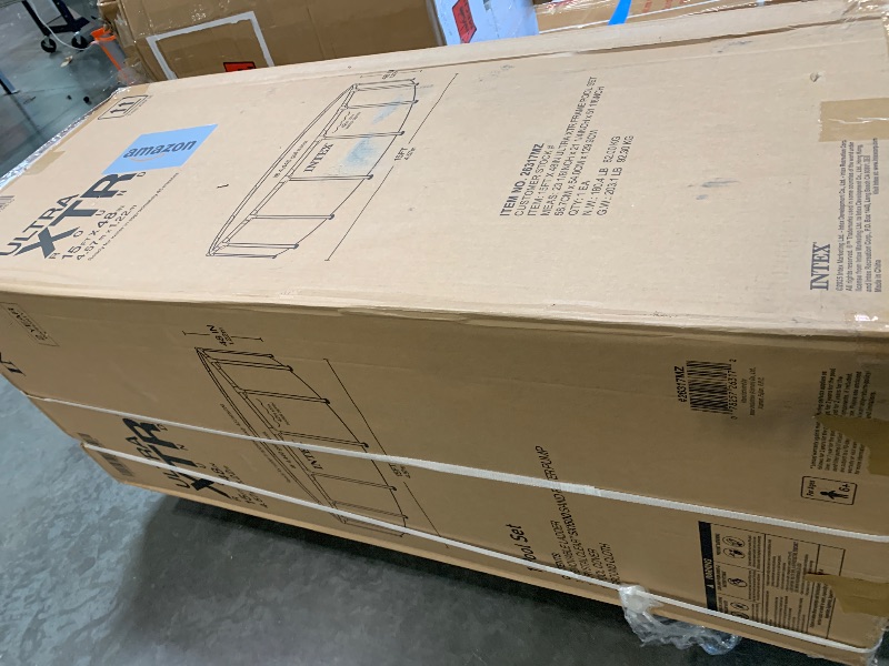 Photo 1 of ***FACTORY SEALED***

INTEX 26317MZ 15ft x 48in Ultra XTR Frame Deluxe Above Ground Swimming Pool Set with 1500 GPH Sand Filter Pump, Removable Ladder, Ground Cloth, Pool Cover, SuperTough, Puncture and Rust Resistant