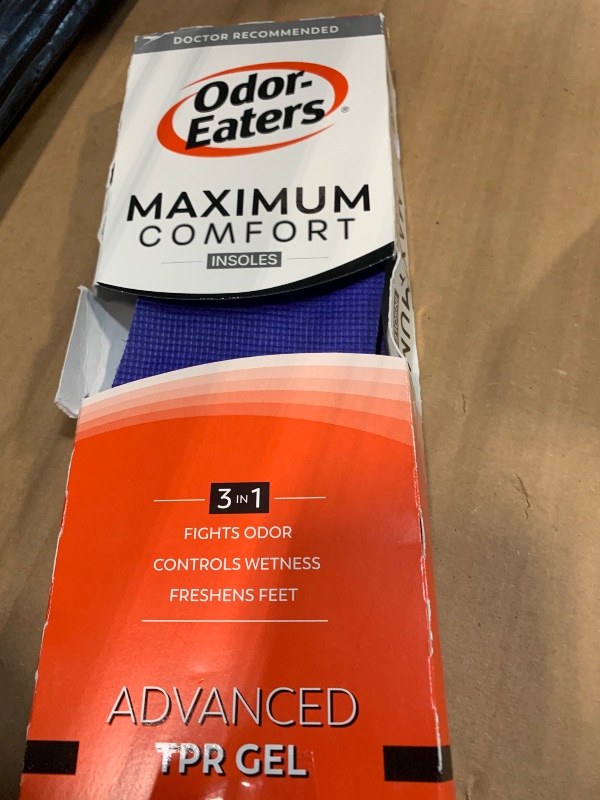Photo 1 of **DIRTY**
Odor-Eaters Max Comfort Gel Insoles, 1 Pair