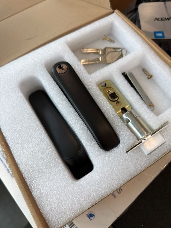 Photo 1 of **UNTESTED**
Keypad Door Lock with Handle: Keyless Entry Smart Lock for Front Door, NICE DIGI Electronic Digital Door Lock, Easy Installation