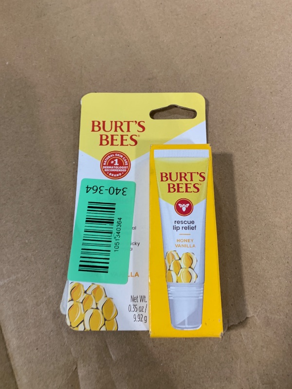 Photo 1 of ** SIMILAR IMAGE**Burt’s Bees Lavender Vanilla Moisturizing Lip Balm, Flavorful Lip Balm Provides 12 Hour Moisture, 100% Natural Origin, Responsibly Sourced Beeswax, 0.15 Ounce Tube
