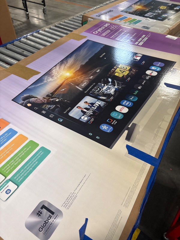 Photo 1 of ** SOLD AS IS NO REFUND/RETURN** SEE COMMENTS Samsung 65-Inch Class Crystal UHD U8000F 4K Smart TV (2025 Model) Endless Free Content, Crystal Processor 4K, MetalStream Design, Knox Security, Alexa Built-in
