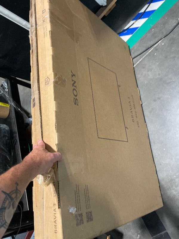 Photo 1 of **** AS IS ALL SALES FINAL NON RETURNS **** Sony 43-Inch Class 4K Ultra HD BRAVIA 3 LED Smart TV with Google TV, Dolby Vision HDR, and Exclusive Features for PlayStation®5 (K-43S30)
