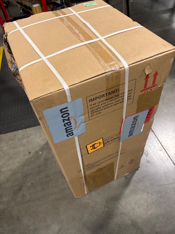 Photo 1 of ***FINAL SALE NO RETURN ***PARTS *** Garvee 14000 BTU Portable Air Conditioner for Rooms up to 750 Sq. Ft, 3-in-1 AC Unit with Cooling, Dehumidifier & Fan, 3 Fan Speeds, Auto Swing, 24H Timer, Energy-Saving, Remote & Window Kit, Gray