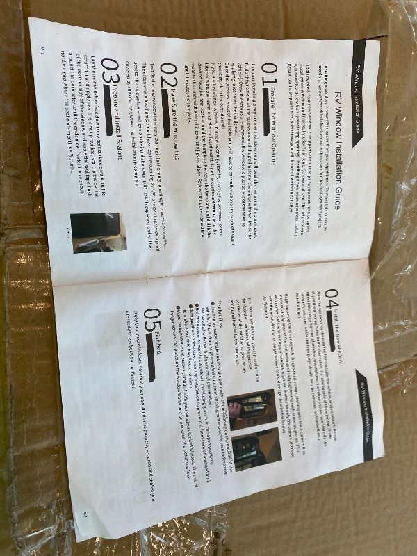 Photo 1 of **UNTESTED**
RV WINDOW REPLACEMENT SCREEN