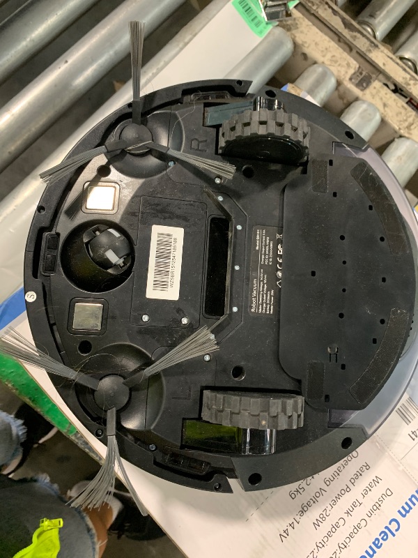 Photo 1 of ***Cable and remote missing.**** Robot Vacuum and Mop Combo, 2300Pa Strong Suction, 2-in-1 Dust Box and Water Tank, Works with Alexa/Google Assistant, Long Runtime, Schedule, Quiet, Ideal for Hard Floors, Low-Pile Carpets and Pets