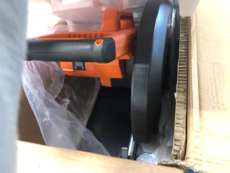 Photo 1 of ***MISSING BLADE**** VEVOR Chop Saw, 14-inch Stainless Steel Cold Cut Blade, 3500 W Powerful Brushless Motor, 750-1200 r/min Adjustable Speed, Metal Cutting Chop Saw for Metal Square and Flat Tubes, Steels (240V/60HZ)