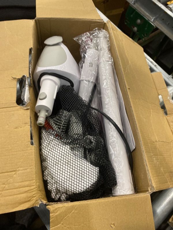 Photo 1 of ***PARTS*** 10-in-1 Steam Cleaner, Steam Mop & Detachable Handheld Steam Cleaner, 320ml Water Tank, 10s Fast Heating, Portable Steamer for Kitchen, Floor, Tiles, Window, BBQ Grill, Car, Bright White