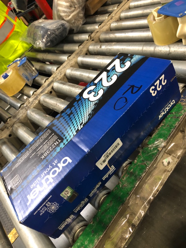 Photo 1 of ***VERY USED*** Brother Genuine TN223BK, Standard Yield Toner Cartridge, Replacement Black Toner, Page Yield Up to 1,400 Pages, TN223, Amazon Dash Replenishment Cartridge