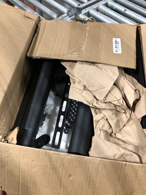 Photo 1 of ***MINOR DAMAGE/MISSING PARTS*** Rfiver Swivel Floor TV Stand with Mount for 32-60 Inch TVs up to 88lbs, Height Adjustable TV Mount with Wood Base & Shelf, Space-Saving Design Tall TV Stands for Living Room, Bedroom, Corner